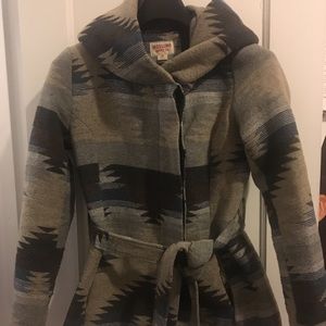 Moving Sale- Light Coat with Fun Print